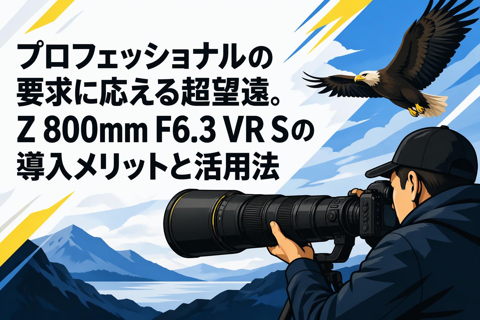プロフェッショナルの要求に応える超望遠。Z 800mm F6.3 VR Sの導入メリットと活用法