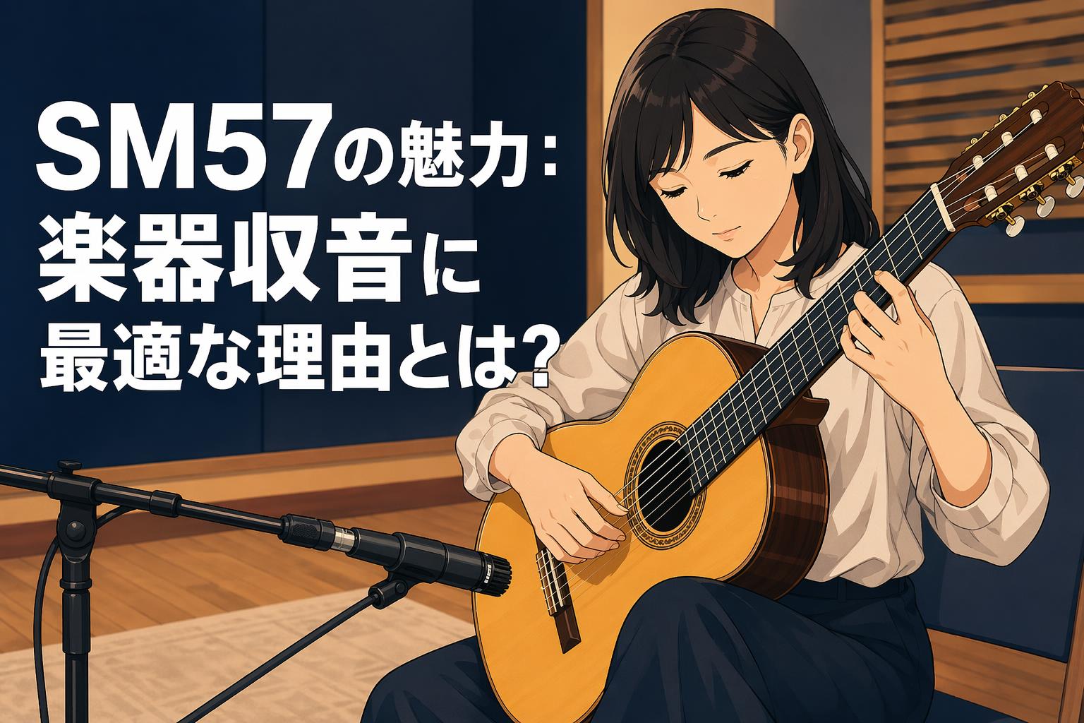 SM57の魅力：楽器収音に最適な理由とは？