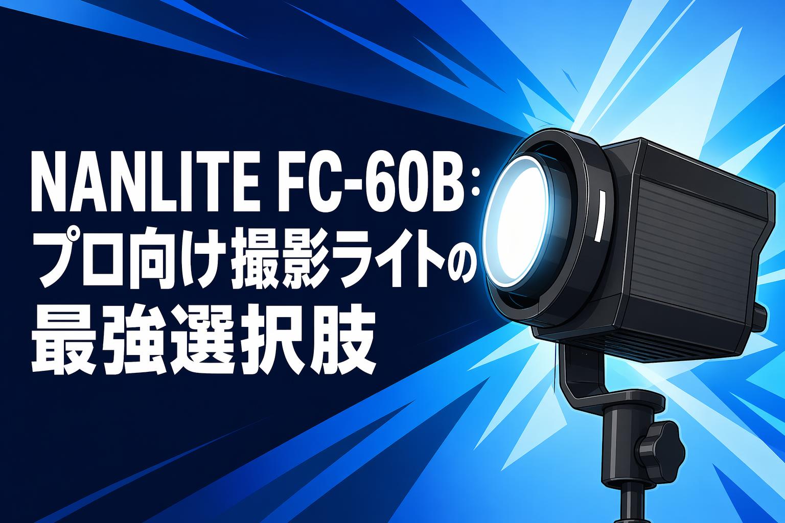 NANLITE FC-60B：プロ向け撮影ライトの最強選択肢