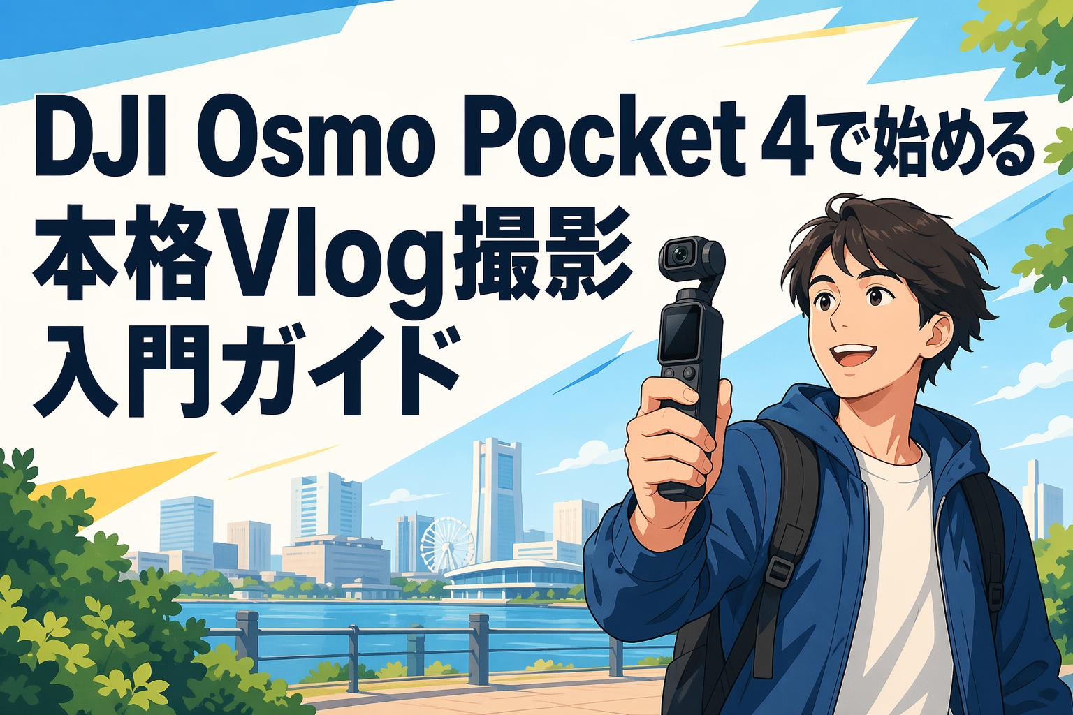 DJI Osmo Pocket 4で始める本格Vlog撮影入門ガイド