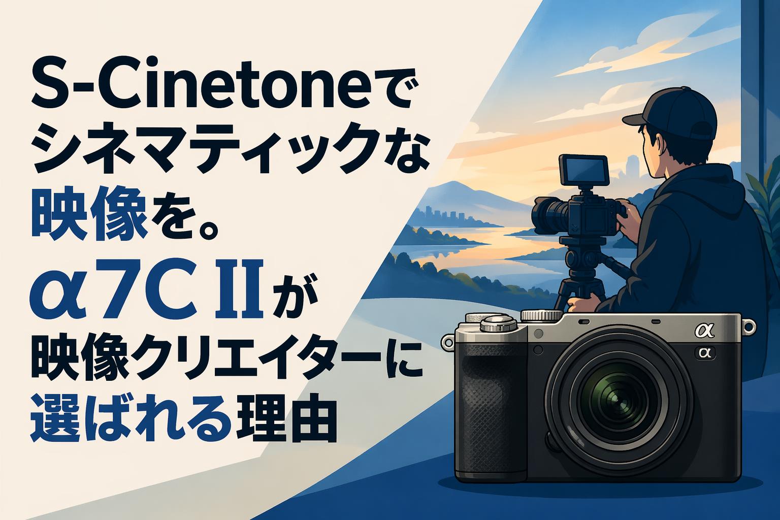 S-Cinetoneでシネマティックな映像を。α7C IIが映像クリエイターに選ばれる理由