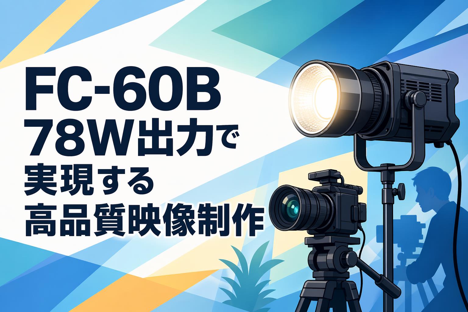 FC-60B 78W出力で実現する高品質映像制作