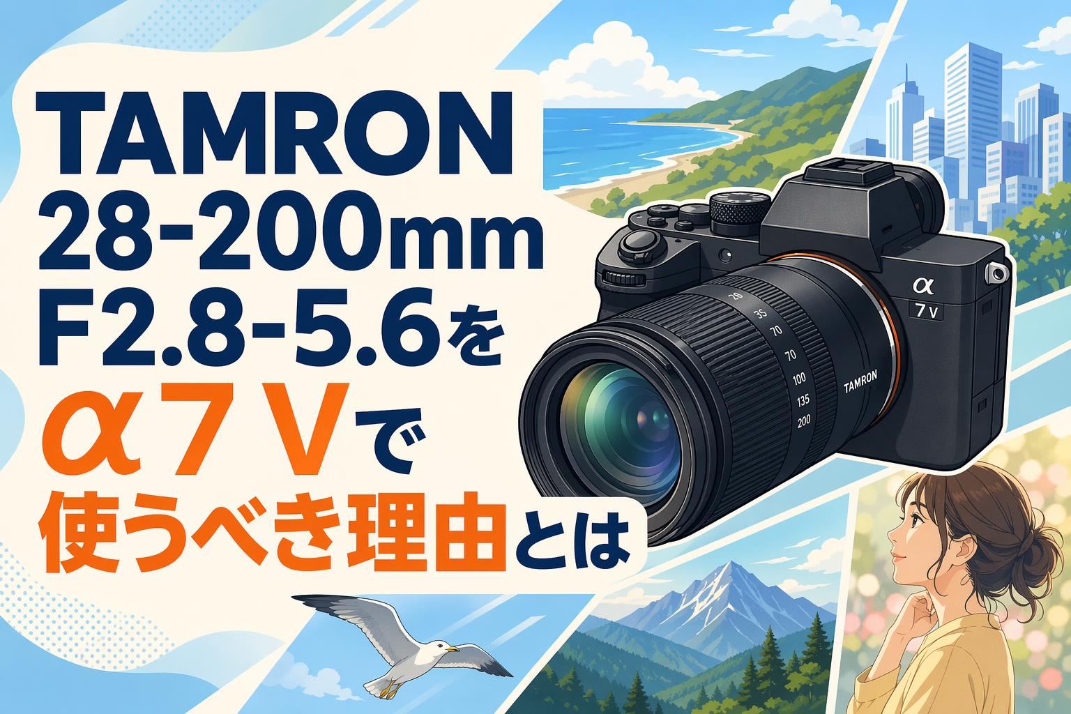 TAMRON 28-200mm F2.8-5.6をα7 Vで使うべき理由とは