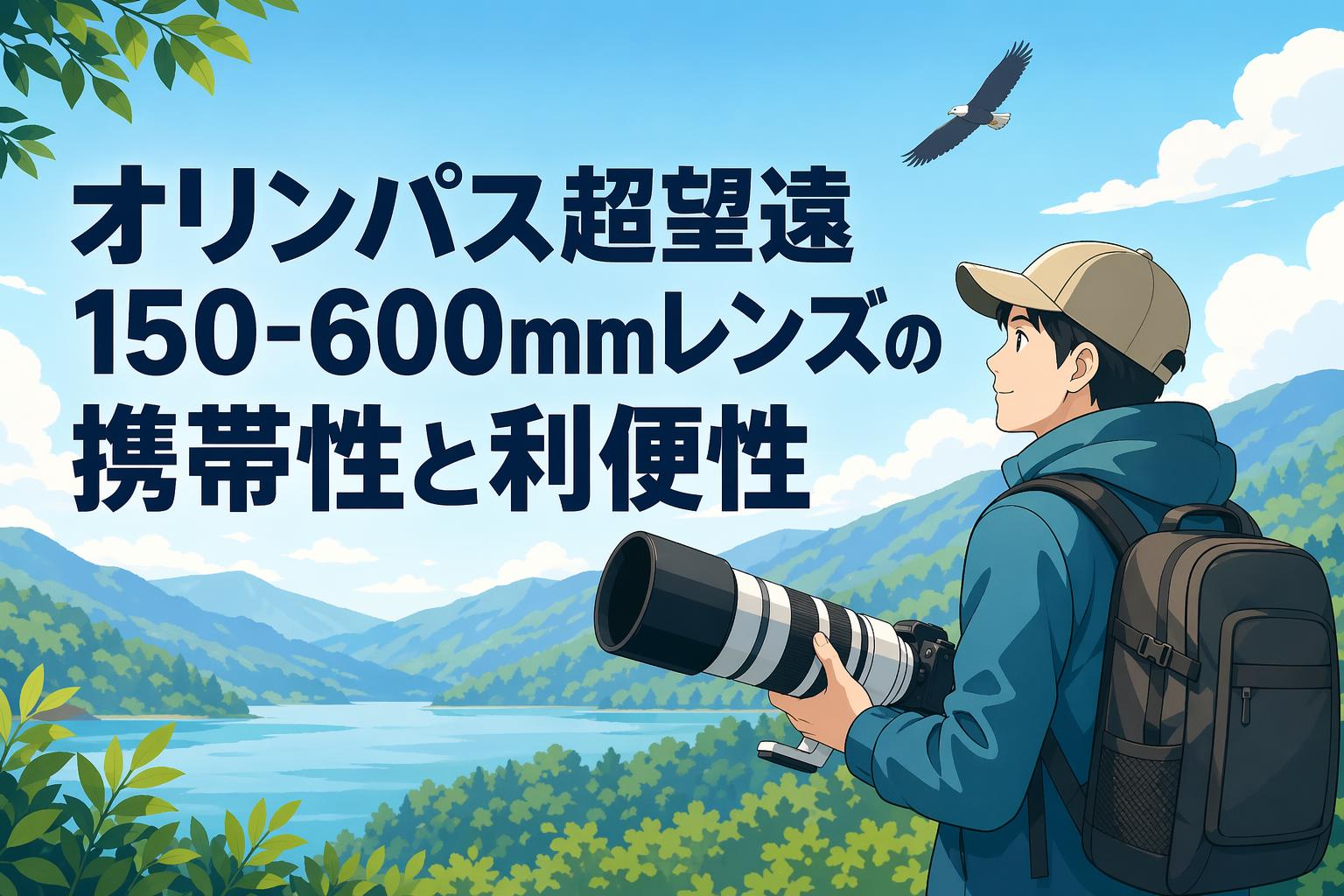 オリンパス超望遠150-600mmレンズの携帯性と利便性