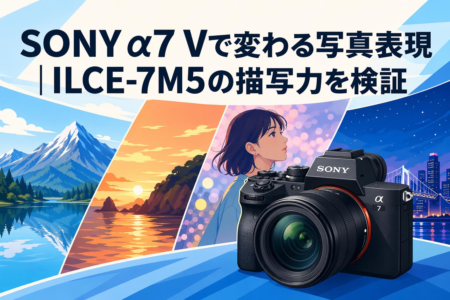 SONY α7 Vで変わる写真表現｜ILCE-7M5の描写力を検証