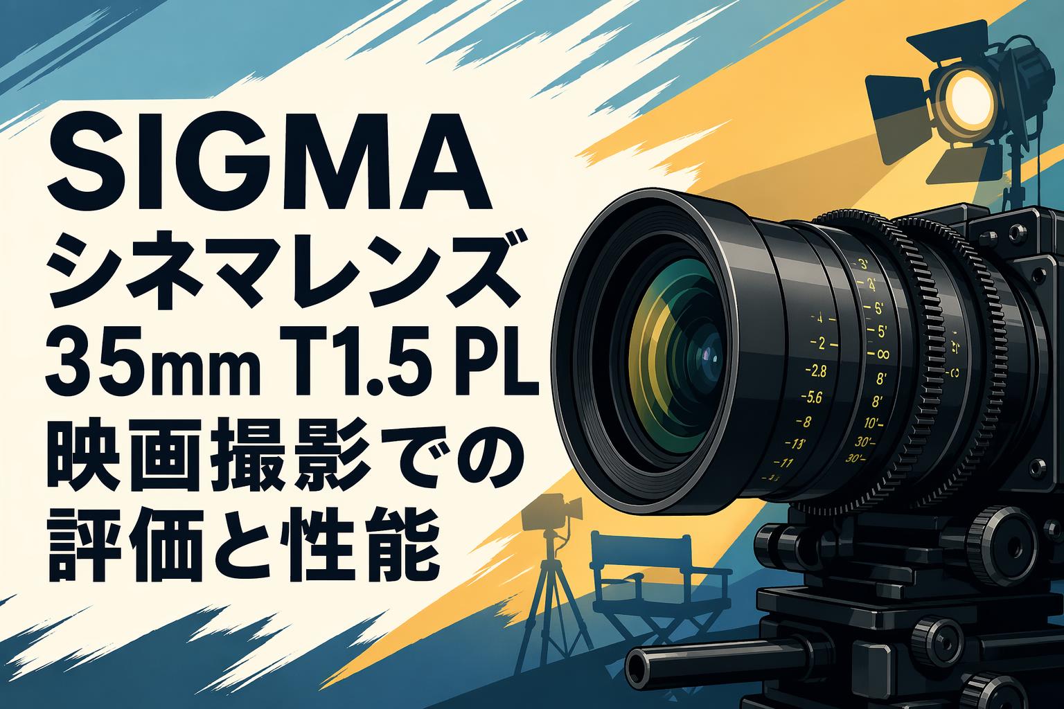 SIGMA シネマレンズ 35mm T1.5 PL 映画撮影での評価と性能