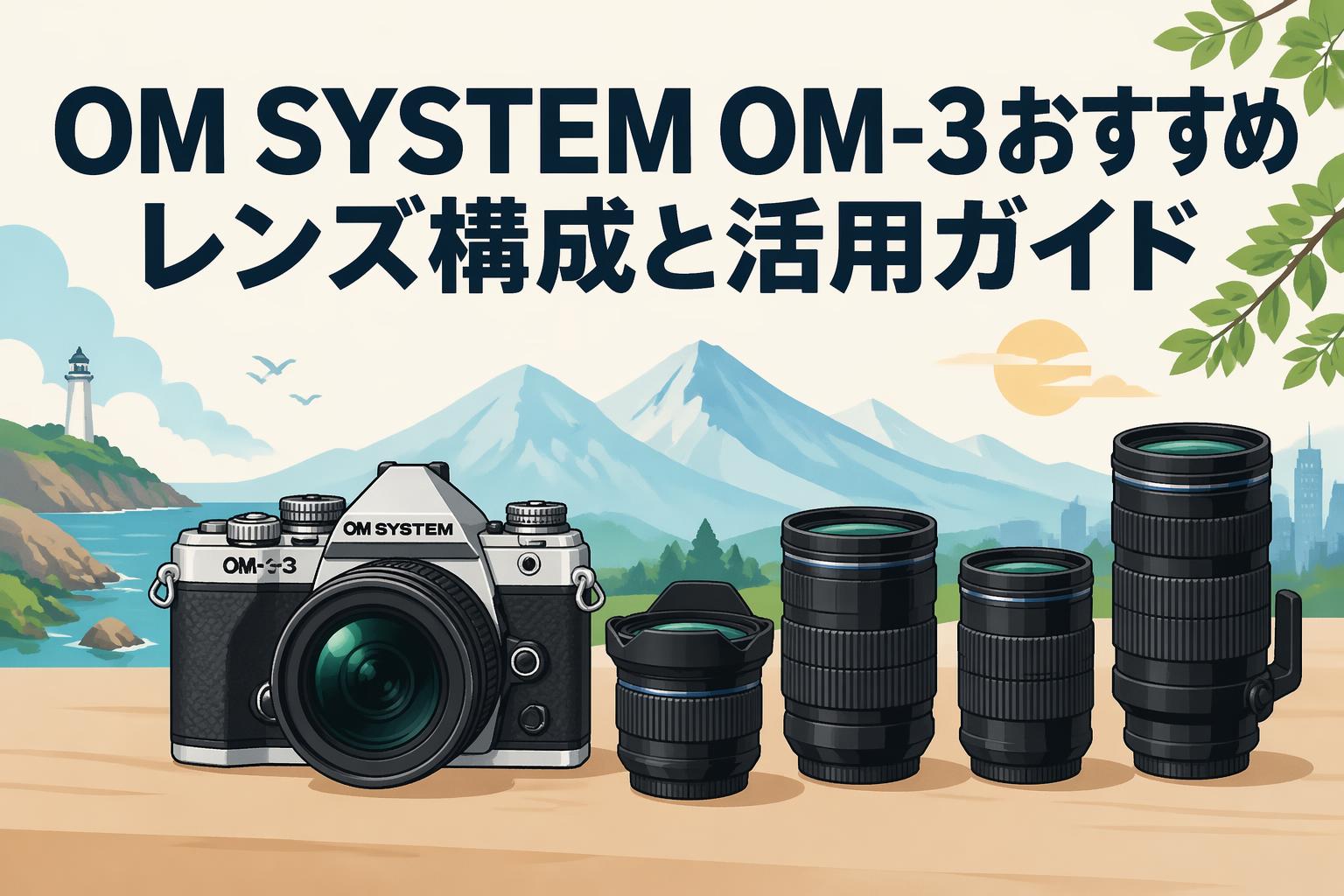 OM SYSTEM OM-3おすすめレンズ構成と活用ガイド
