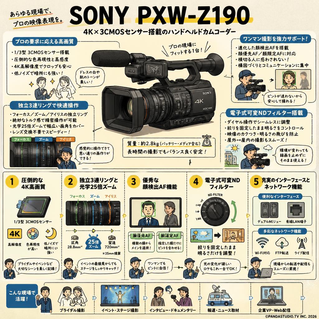 SONY PXW-Z190 インターネット上のお客様の声（評判）