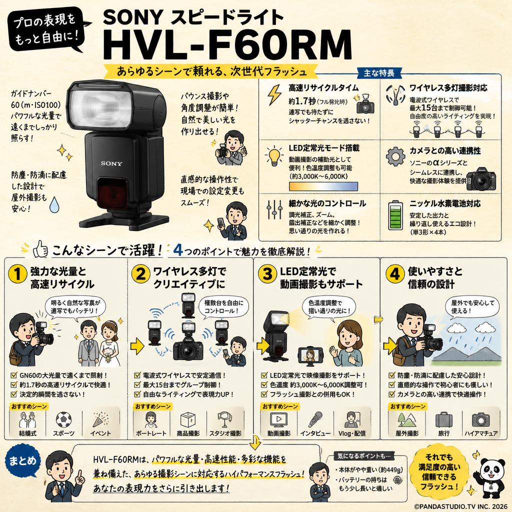 SONY スピードライト HVL-F60RM インターネット上のお客様の声（評判）
