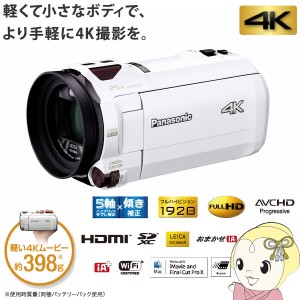 Panasonic HC-VX990M (4Kビデオカメラ)白/家庭用ビデオカメラ | パンダ 