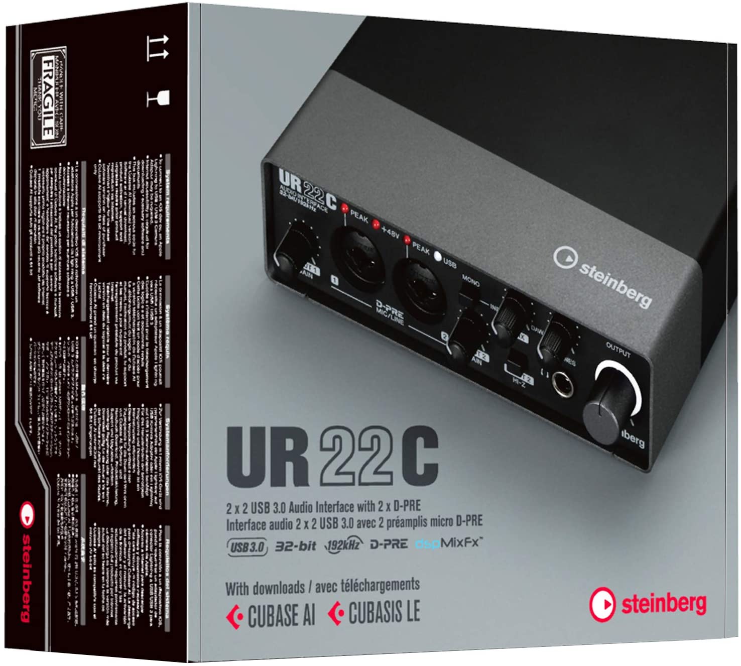 steinberg UR22C USB3.0 オーディオインターフェイス | パンダスタジオ ...