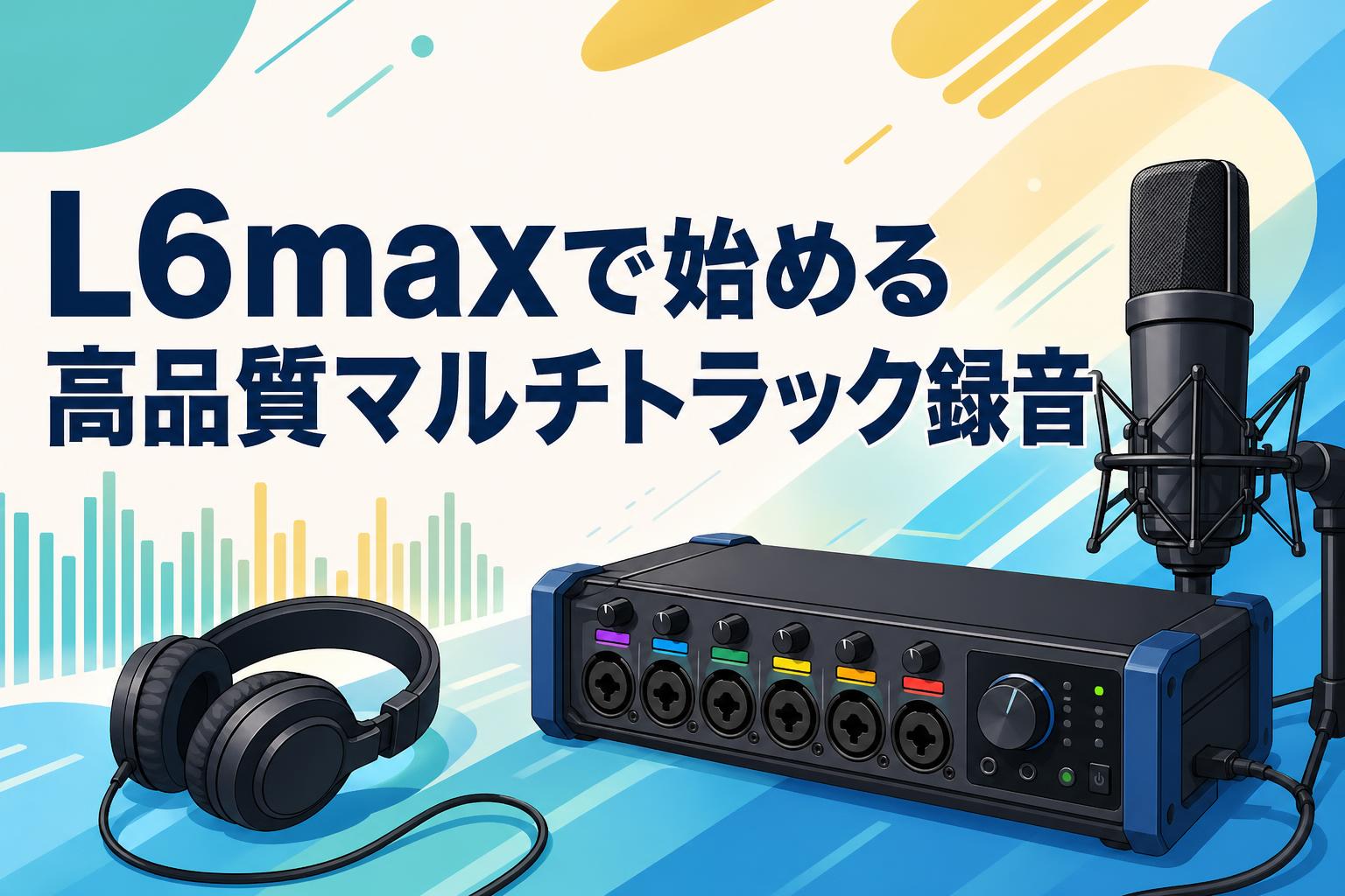 L6maxで始める高品質マルチトラック録音