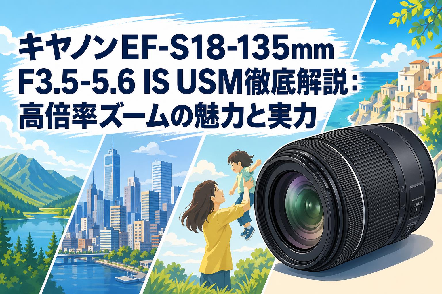キヤノンEF-S18-135mm F3.5-5.6 IS USM徹底解説：高倍率ズームの魅力と実力