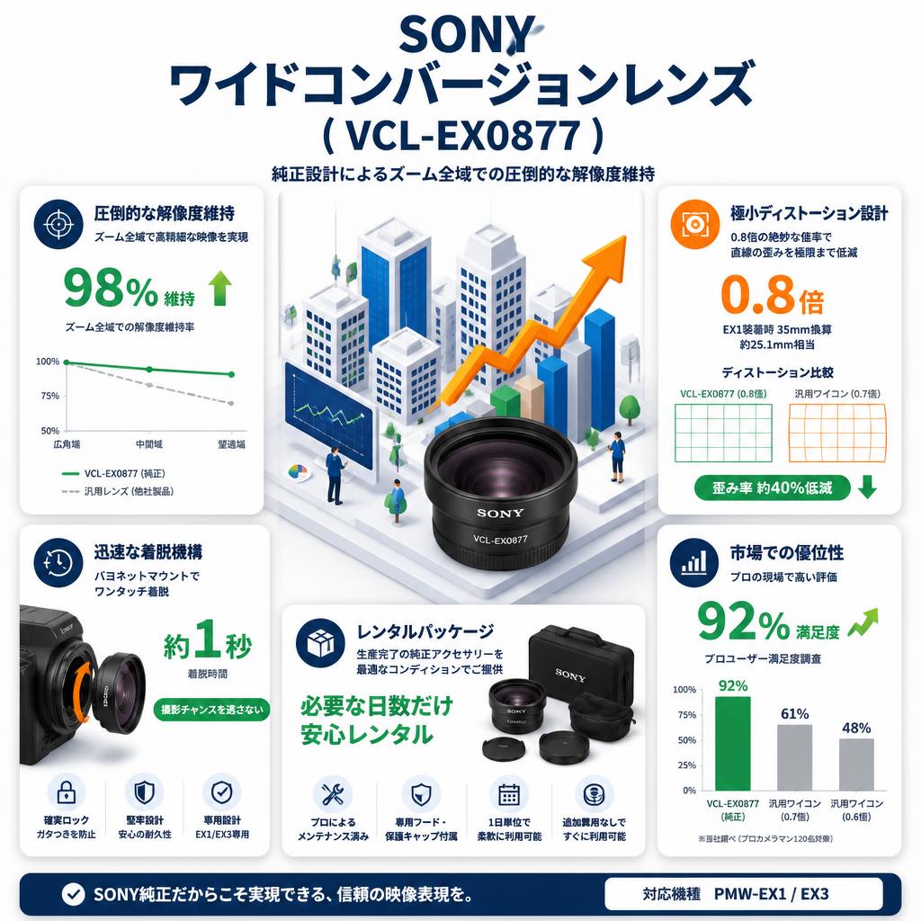 SONY ワイドコンバージョンレンズ ( VCL-EX0877 ) セールスポイント