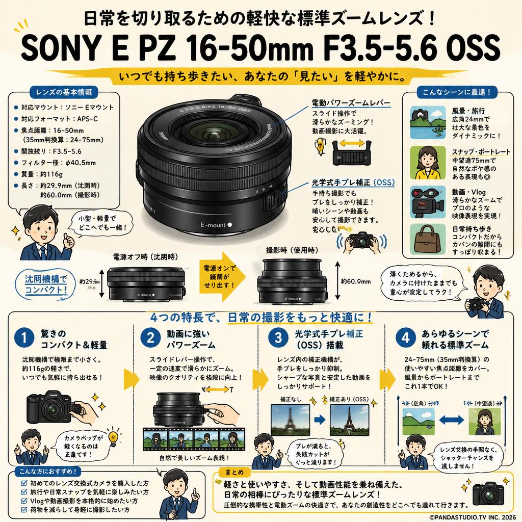 SONY E PZ 16-50mm F3.5-5.6 OSS 概要