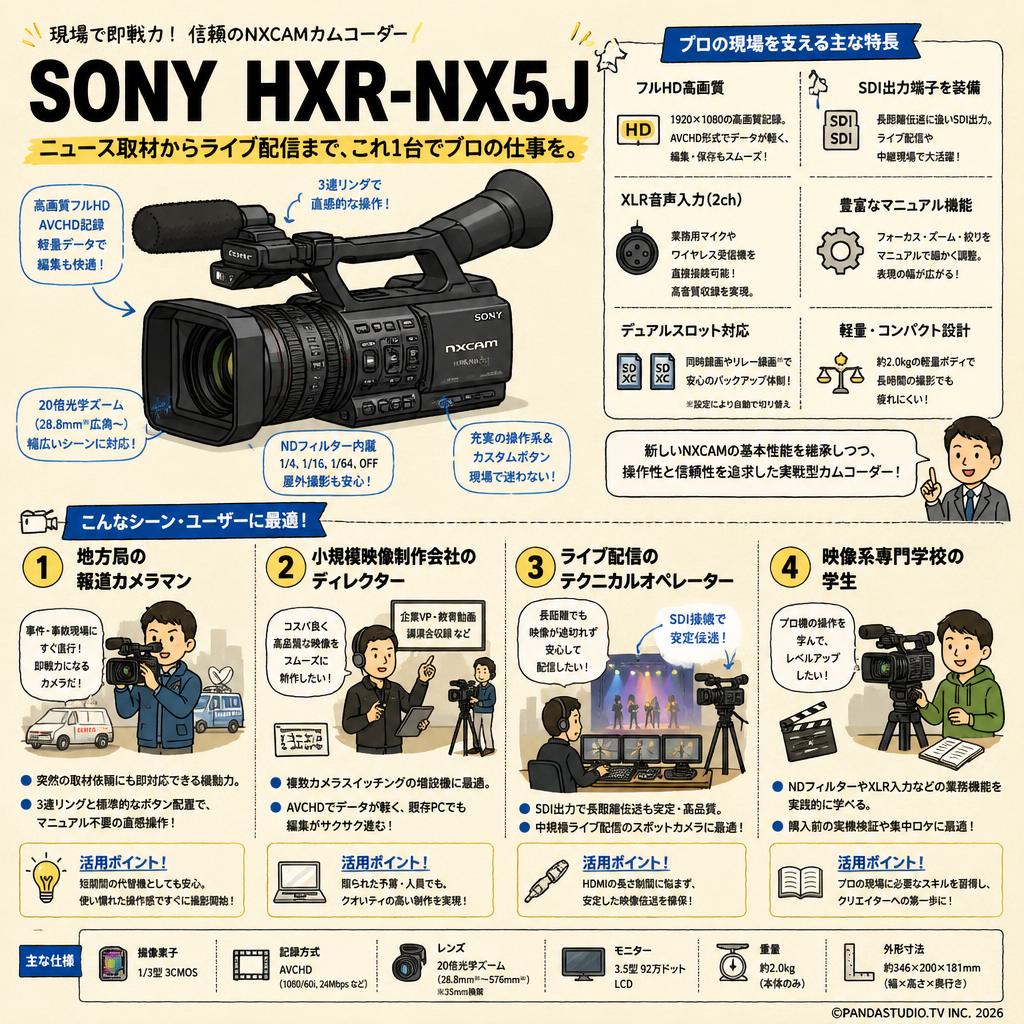 SONY HXR-NX5J おもな対象のお客様