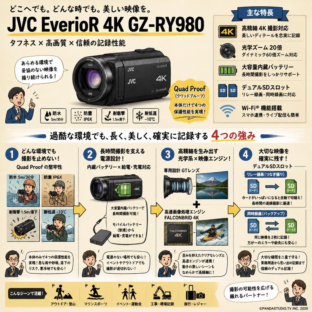 JVC EverioR 4K GZ-RY980 概要