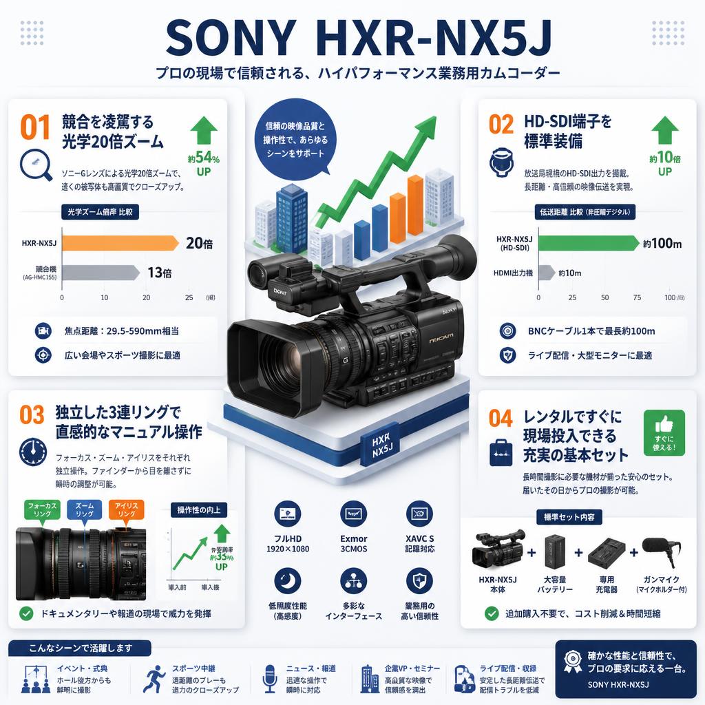 SONY HXR-NX5J セールスポイント