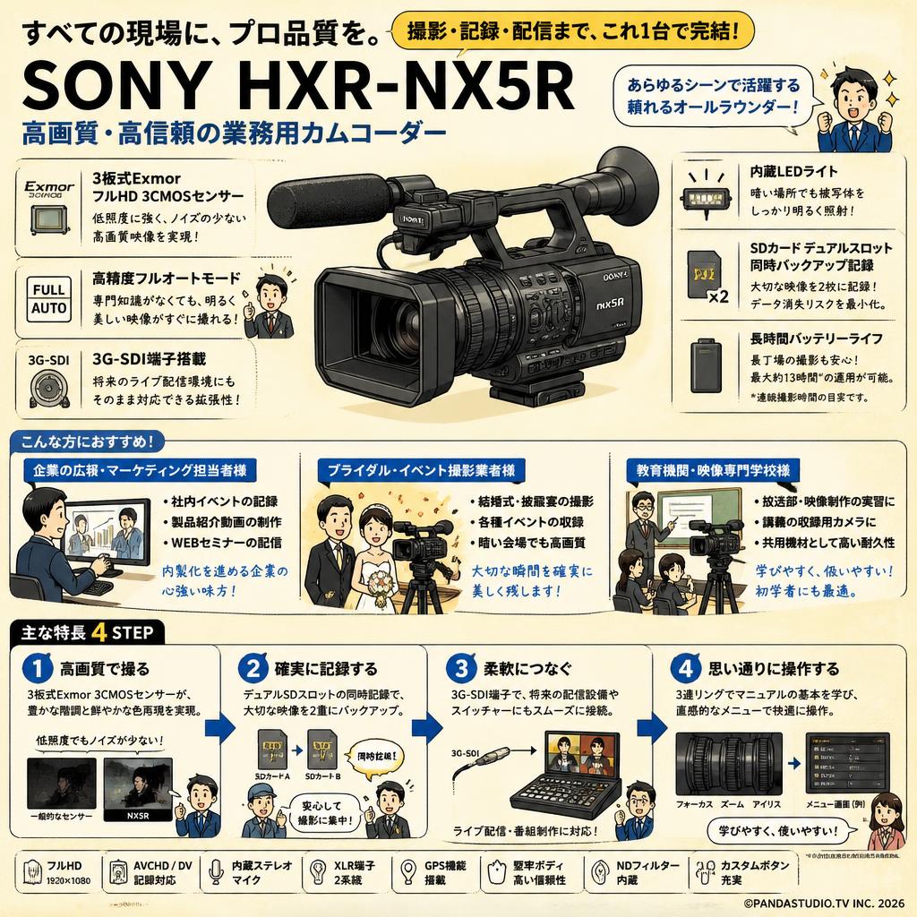 SONY HXR-NX5R おもな対象のお客様