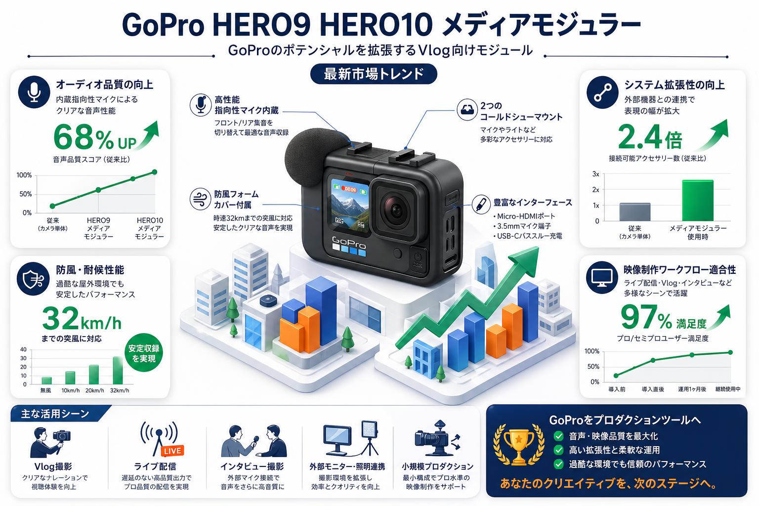 GoPro HERO9 HERO10 メディアモジュラー 概要