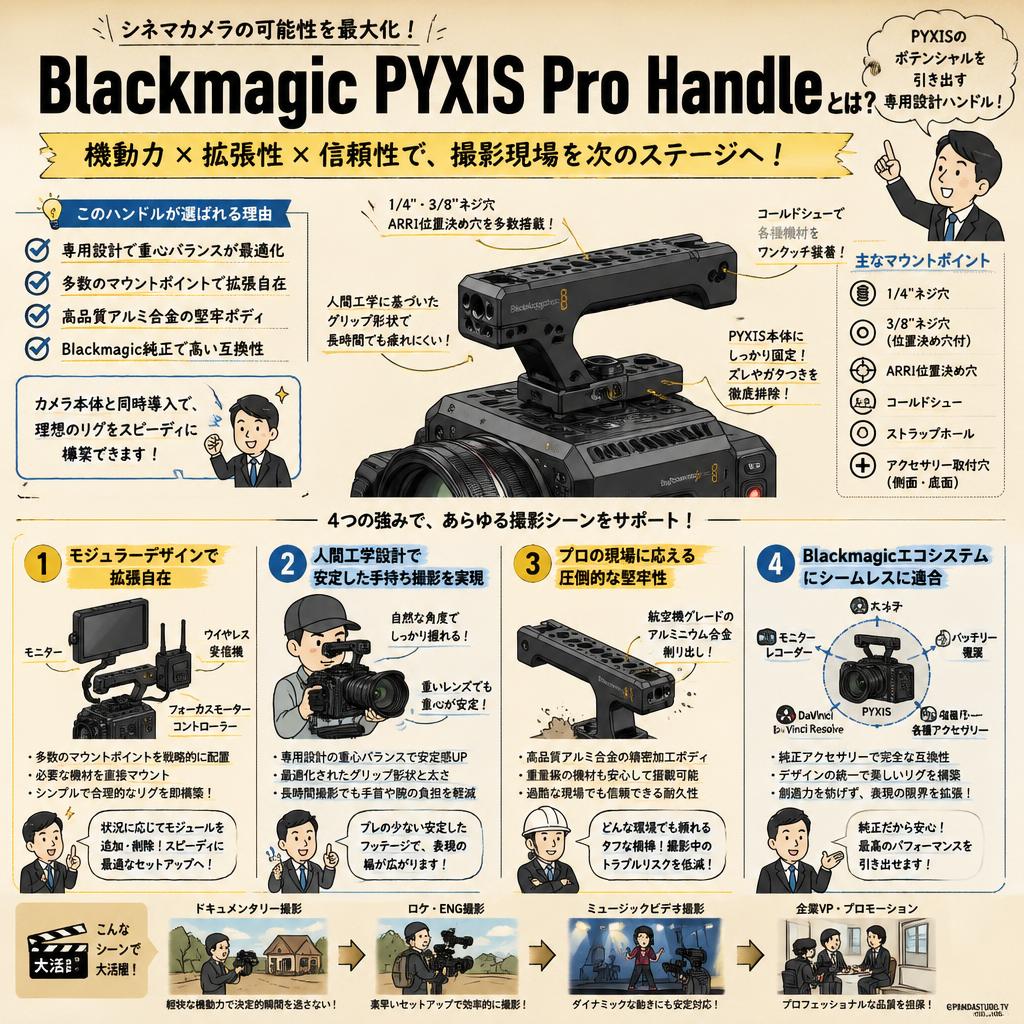 Blackmagic PYXIS Pro Handle 概要