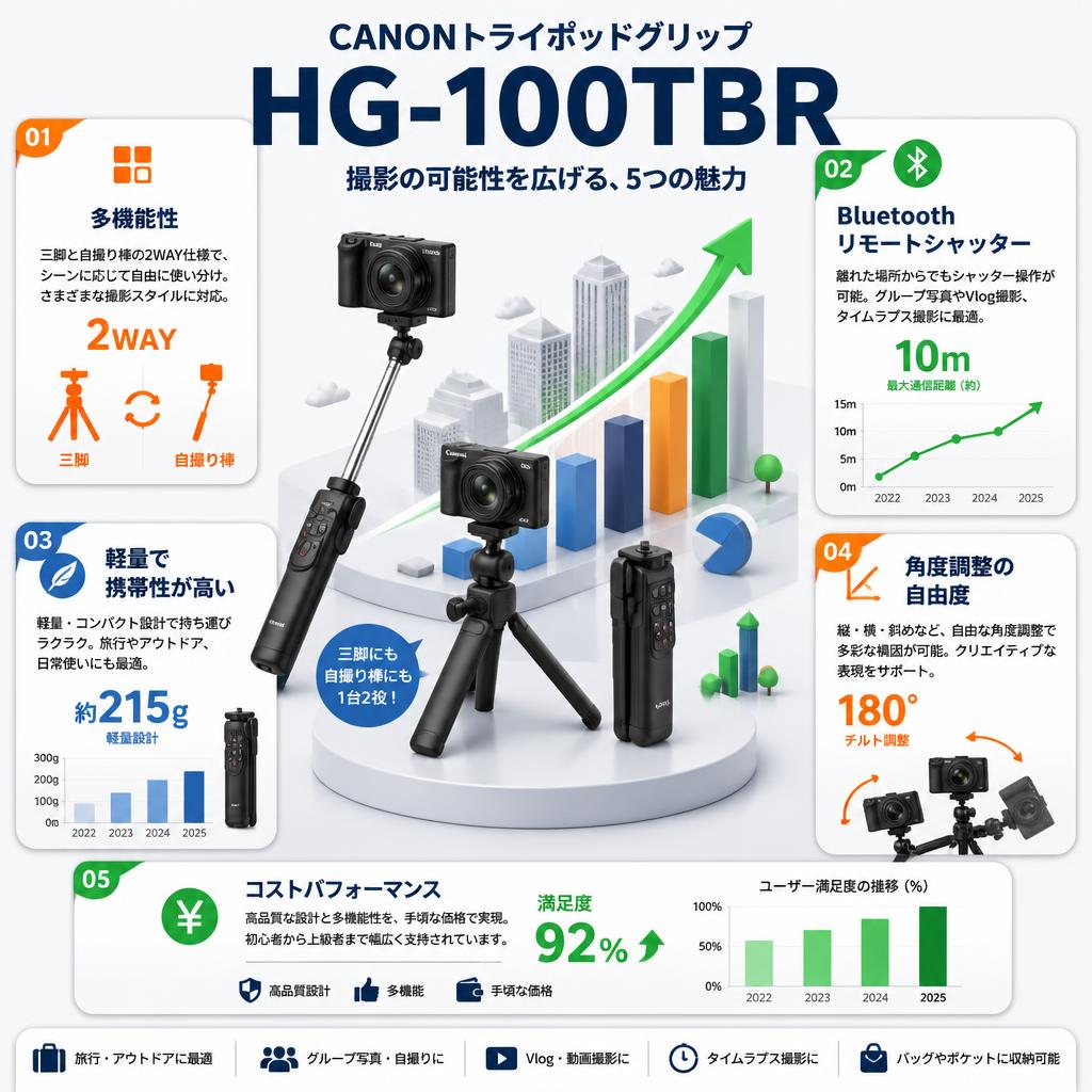 CANONトライポッドグリップ HG-100TBR セールスポイント
