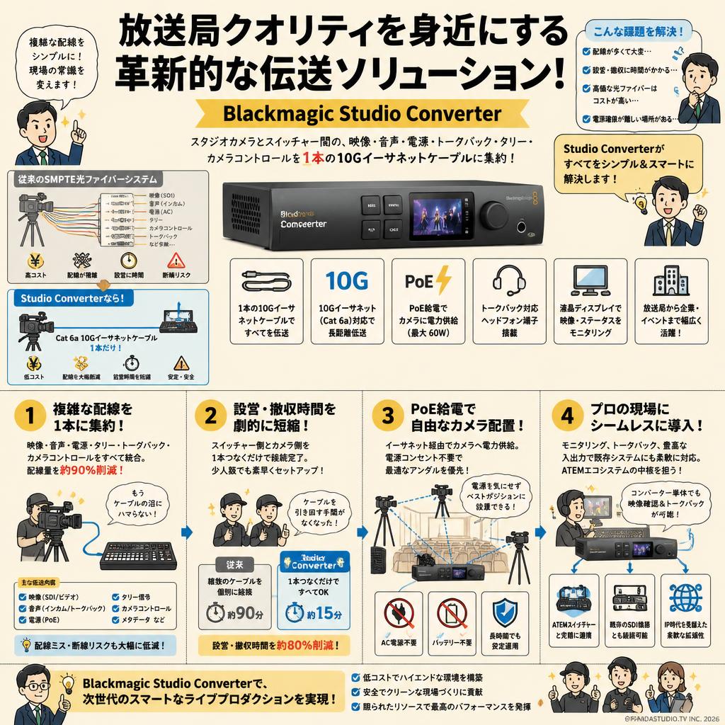 Blackmagic Studio Converter 概要