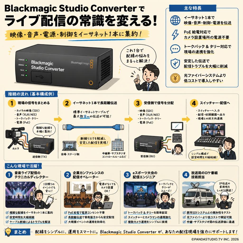 Blackmagic Studio Converter おもな対象のお客様