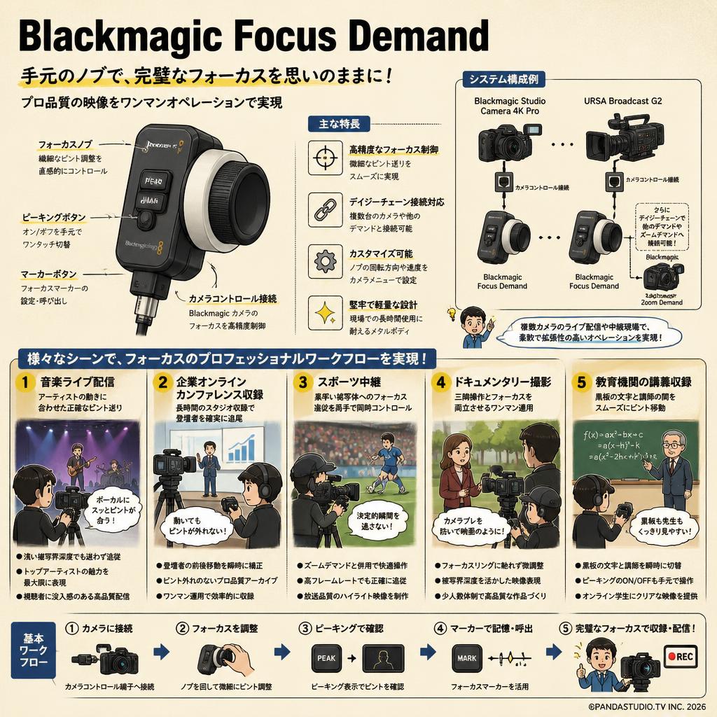 Blackmagic Focus Demand 用途