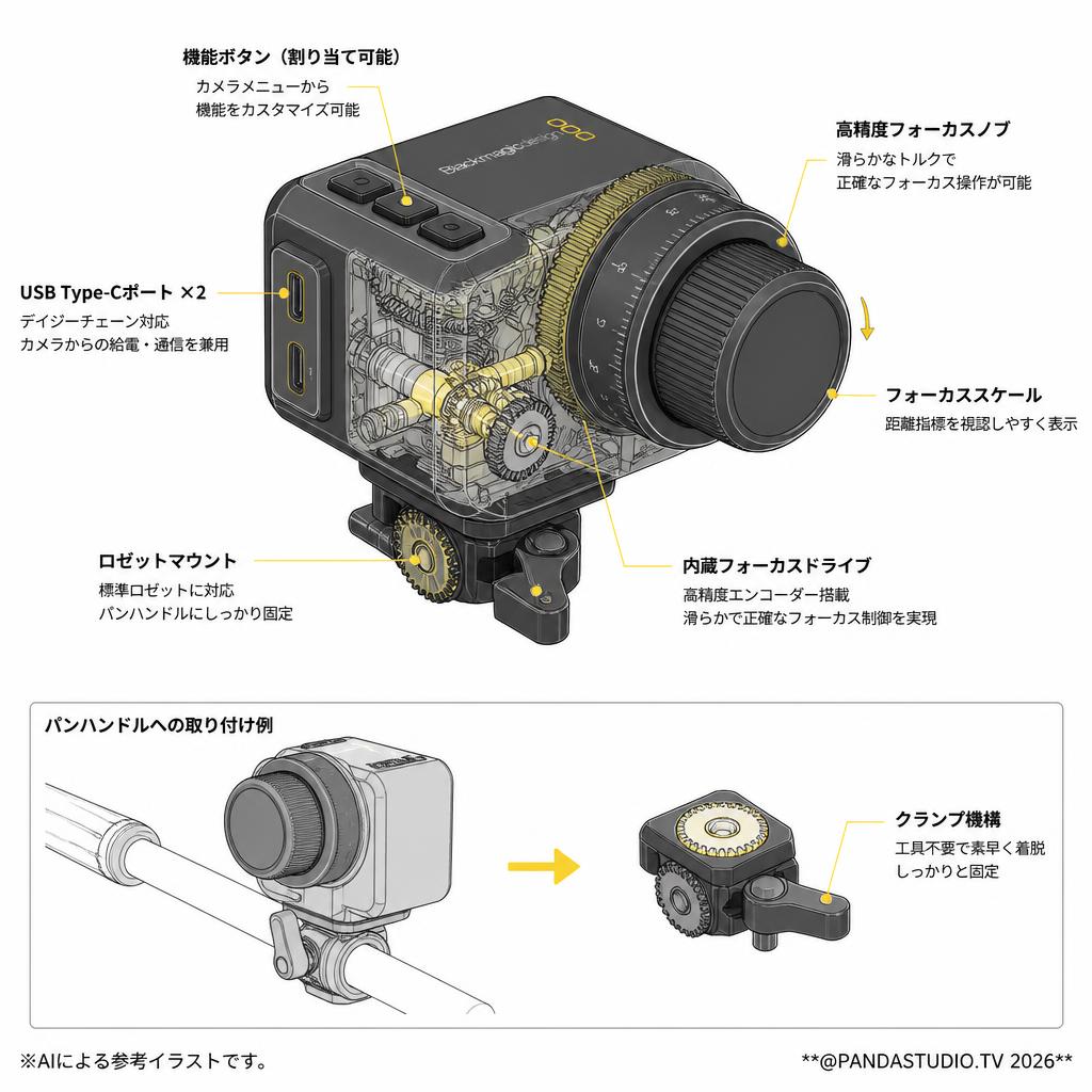 Blackmagic Focus Demand スペック
