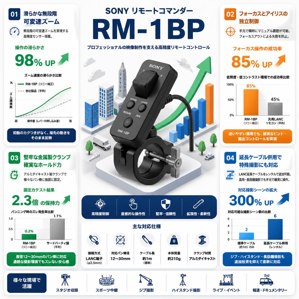 SONY リモートコマンダー RM-1BP セールスポイント