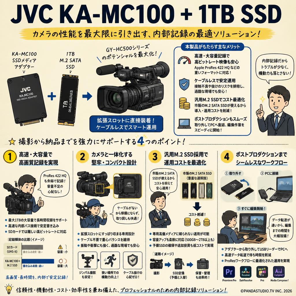 JVC KA-MC100 + 1TB SSD 概要