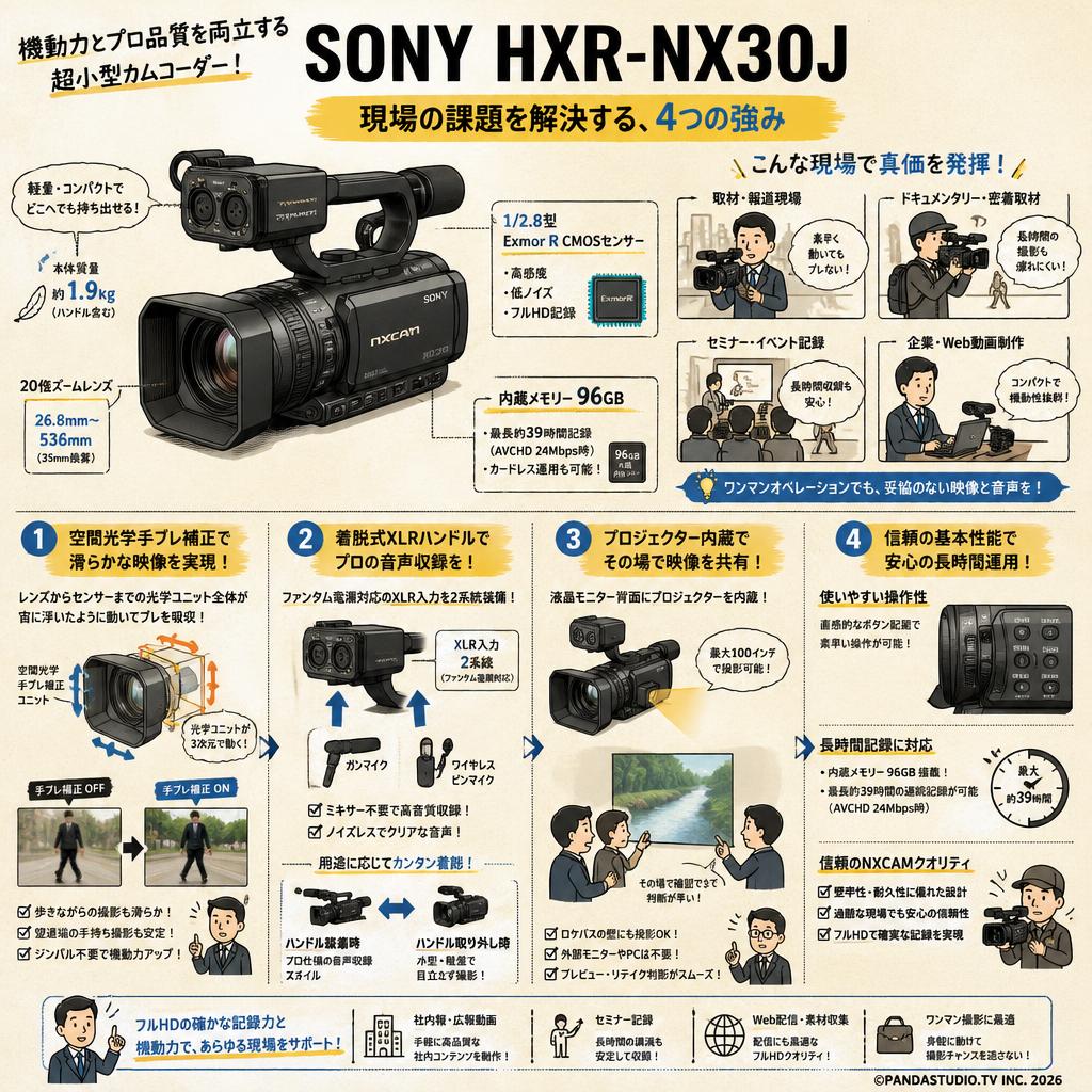 SONY HXR-NX30J 概要