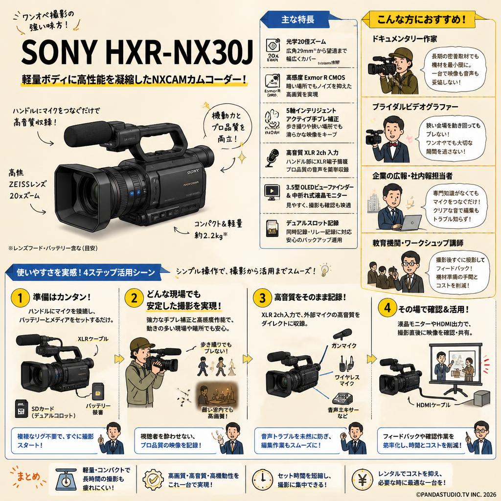 SONY HXR-NX30J おもな対象のお客様