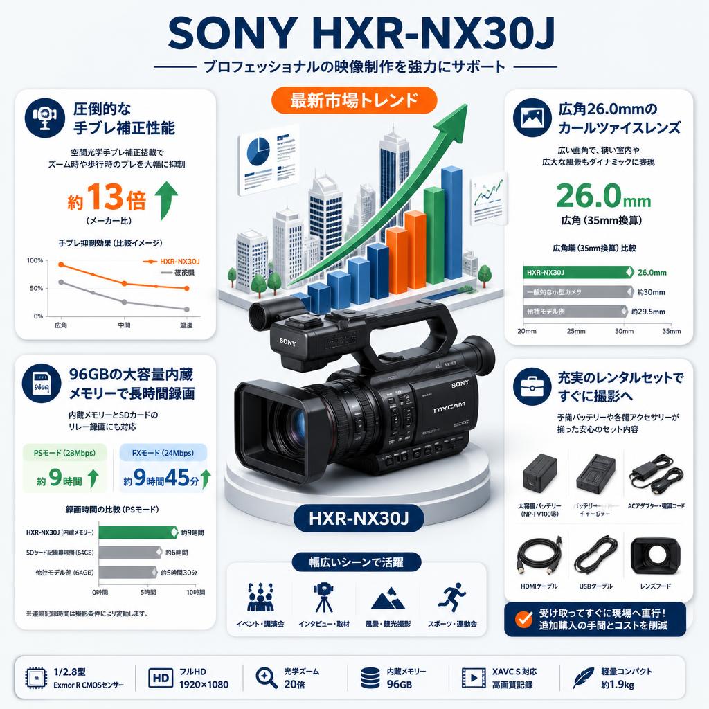 SONY HXR-NX30J セールスポイント