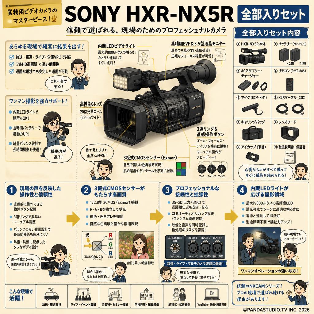 SONY HXR-NX5R 全部入りセット 概要