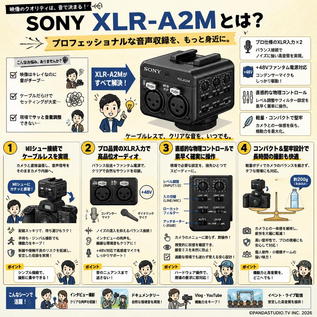 SONY XLR-A2M 概要