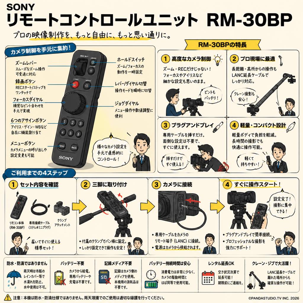 SONY リモートコントロールユニット RM-30BP FAQ（よくある質問と答え）