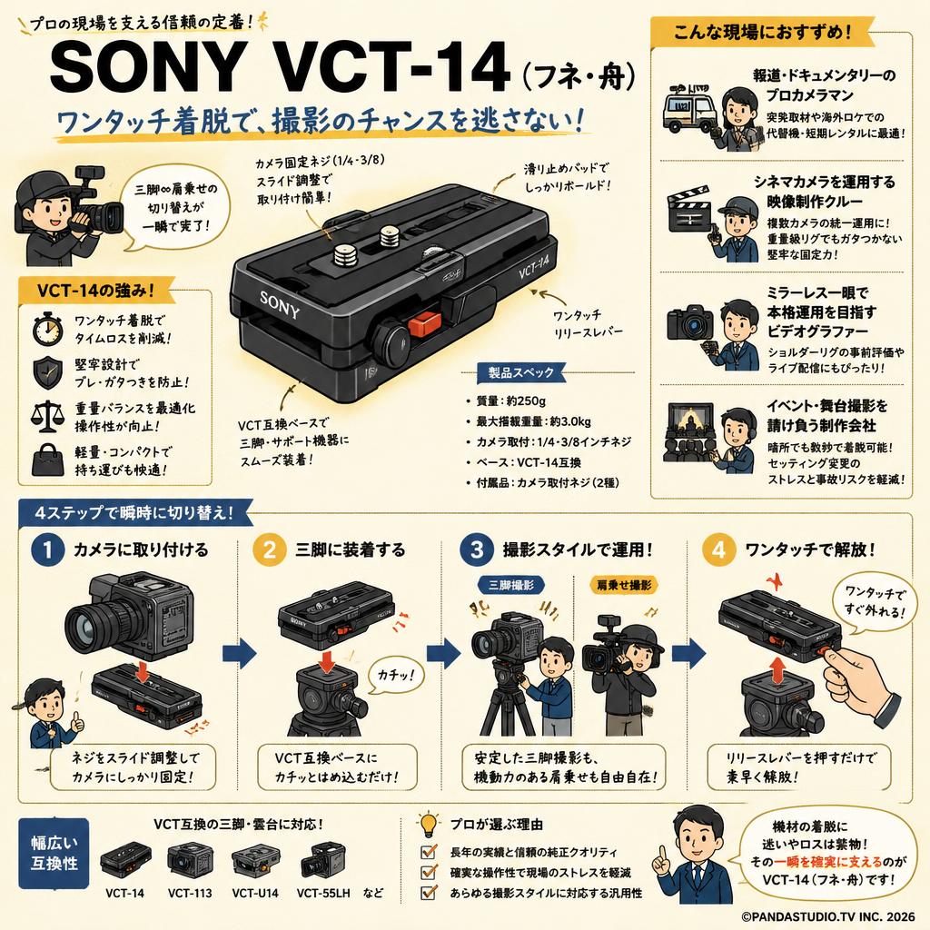 SONY VCT-14(フネ・舟) おもな対象のお客様