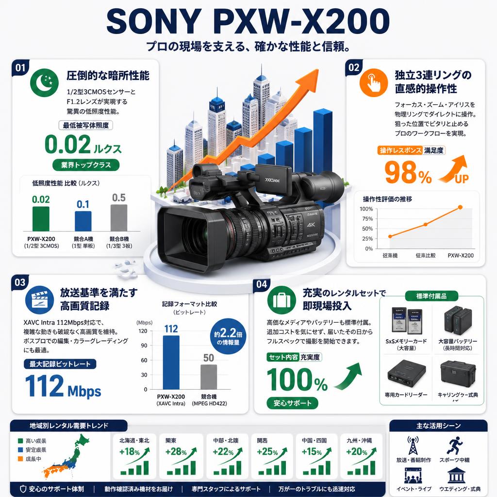 SONY PXW-X200 セールスポイント