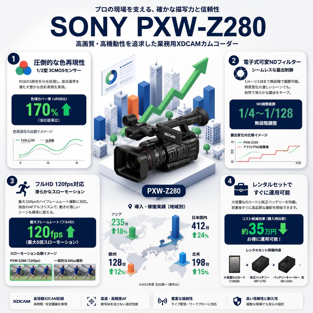 SONY PXW-Z280 セールスポイント
