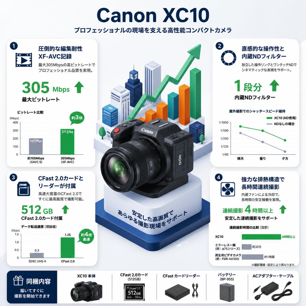 Canon XC10 セールスポイント