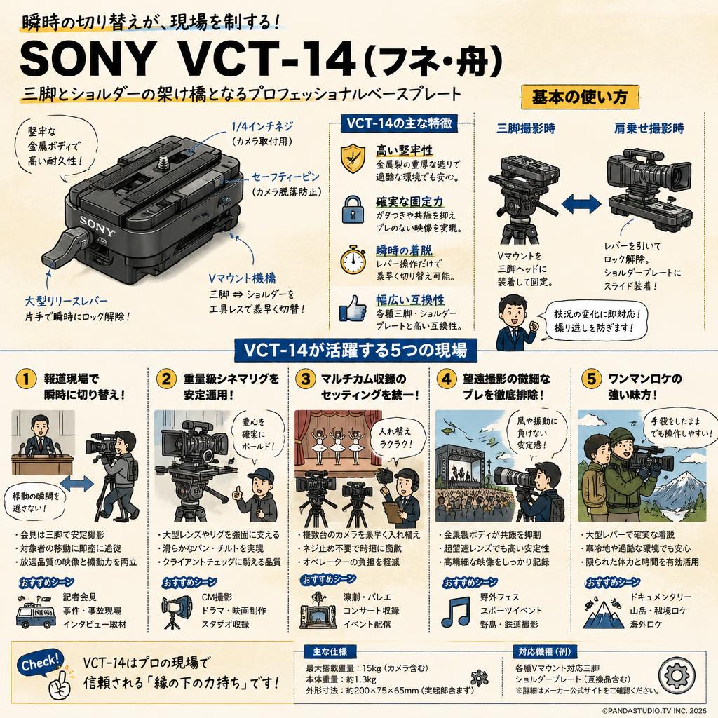 SONY VCT-14(フネ・舟) 用途