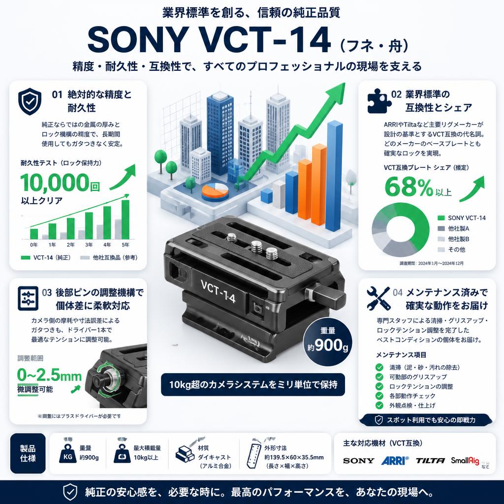 SONY VCT-14(フネ・舟) セールスポイント