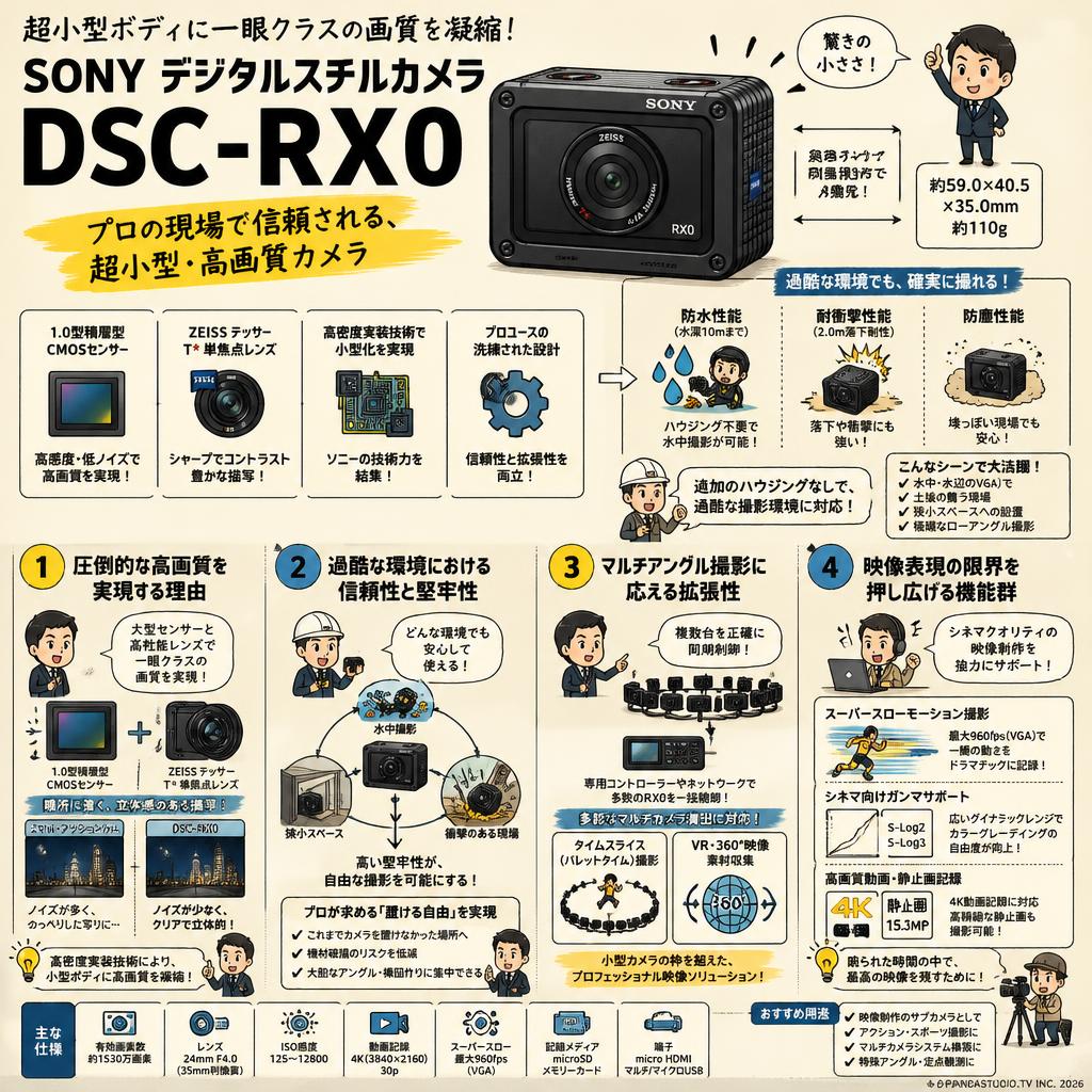 SONY デジタルスチルカメラ DSC-RX0 概要