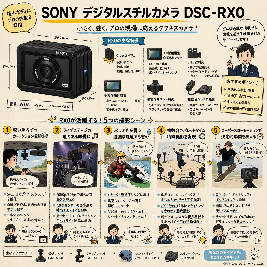 SONY デジタルスチルカメラ DSC-RX0 用途