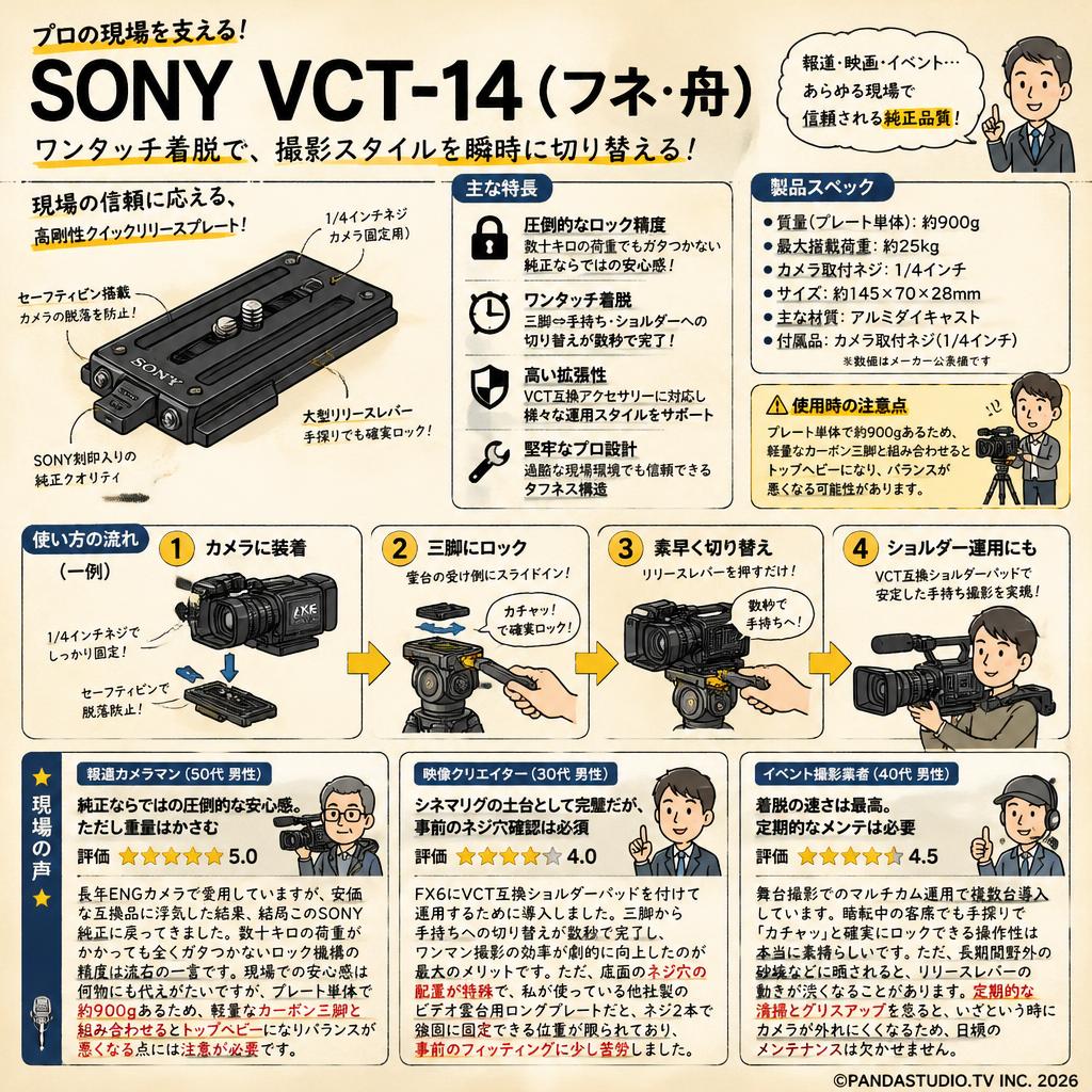 SONY VCT-14(フネ・舟) インターネット上のお客様の声（評判）
