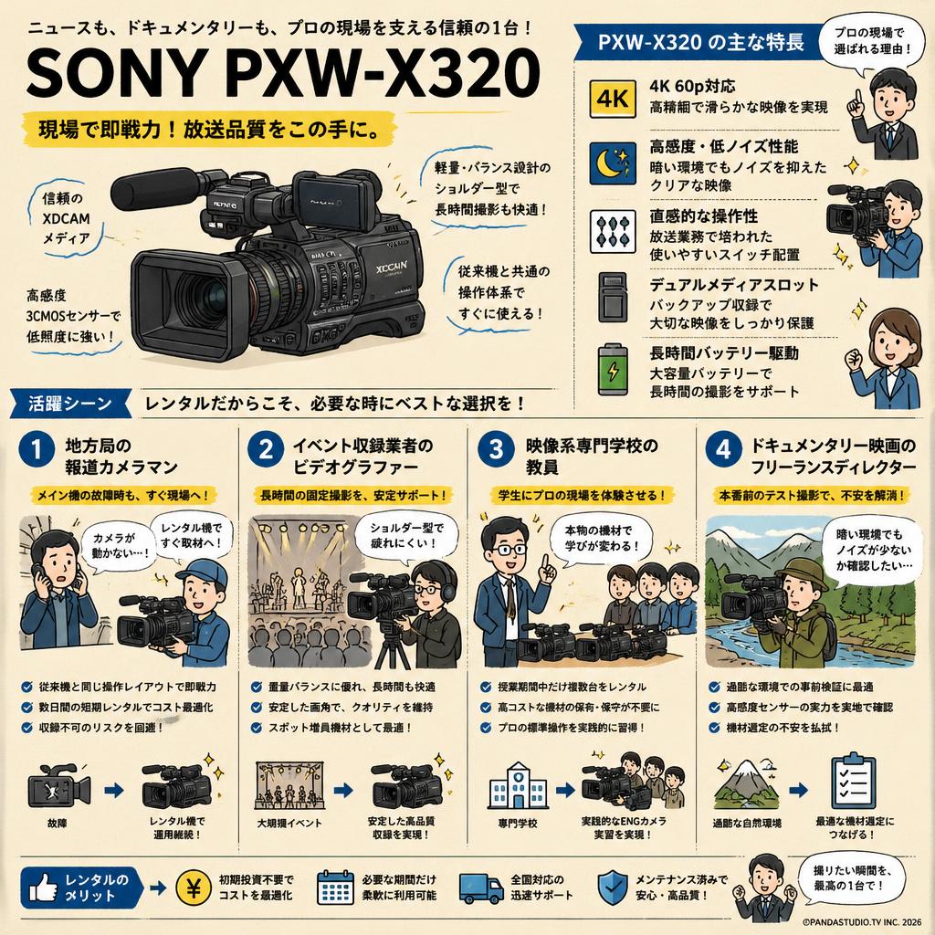 SONY PXW-X320 おもな対象のお客様