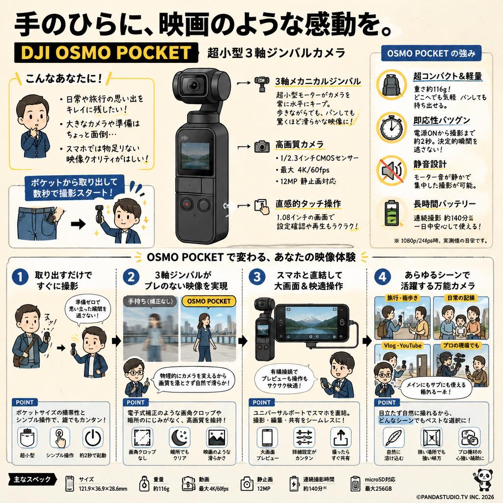 DJI Osmo Pocket 概要