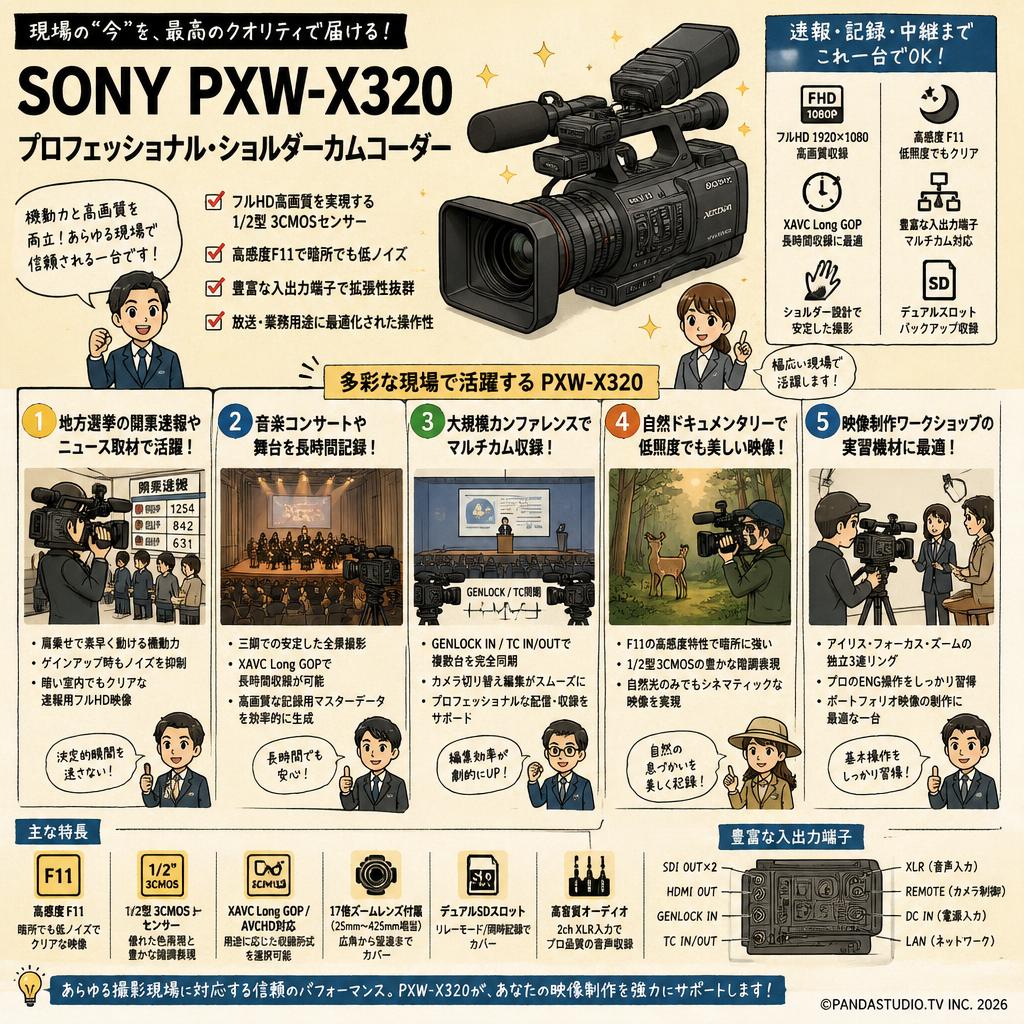 SONY PXW-X320 用途